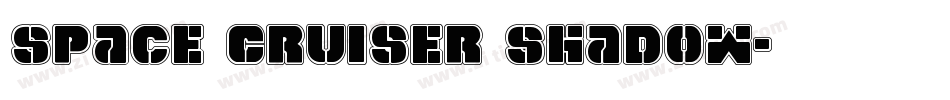 Space Cruiser Shadow字体转换